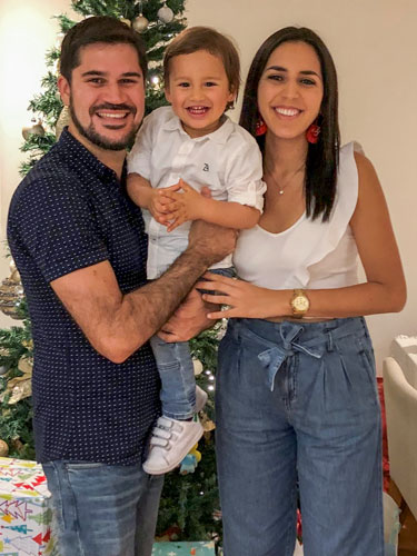 Ericka Núñez e Iván Mayandía