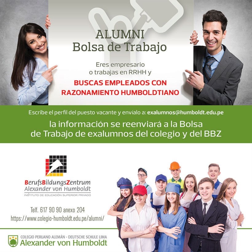 Bolsa de trabajo para exalumnos