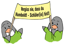 Humpi Vergiss nie, dass du Humboldt