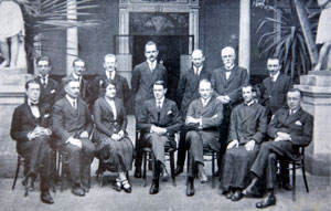 Docentes y alumnos del colegio alemán 1921