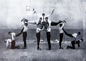 Docentes y alumnos del colegio alemán 1921
