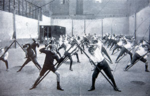 Docentes y alumnos del colegio alemán 1921