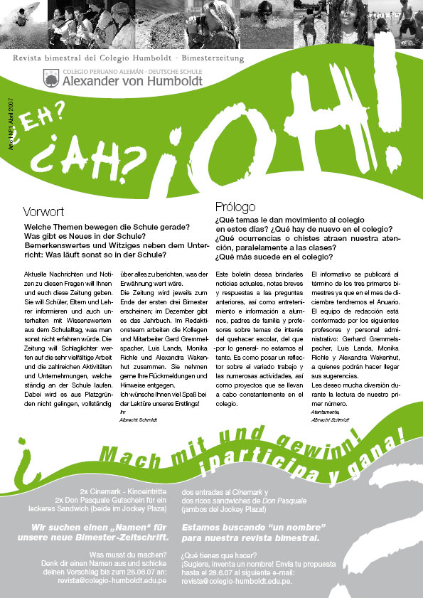 Klick Jahr 1 Nr.1 April 2007