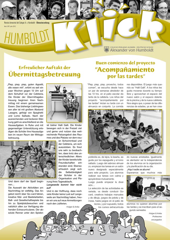 Klick Jahr 6 Nr.2 Juli 2012