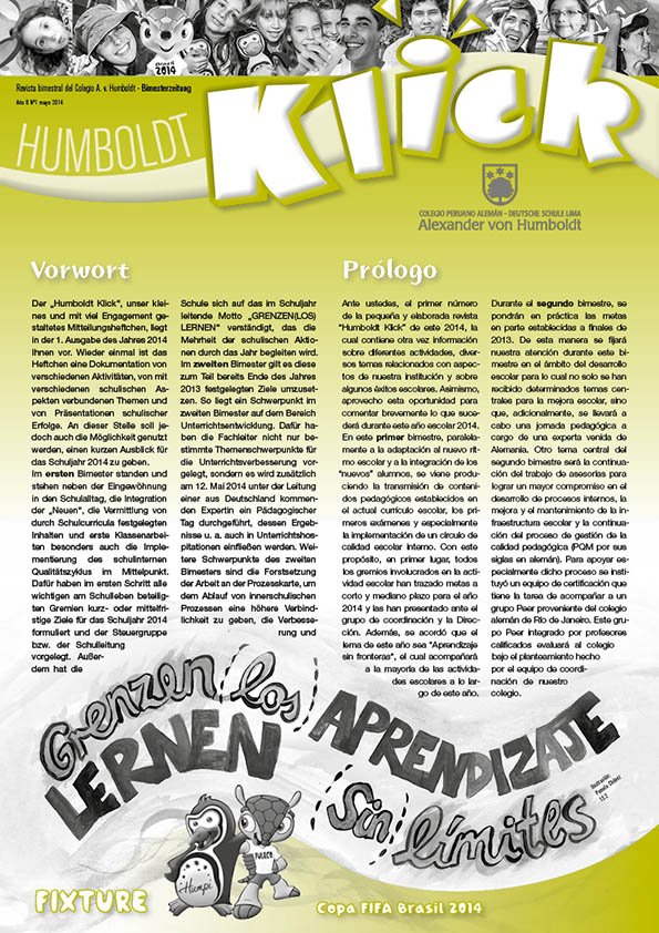 Klick Jahr 8 Nr.1 Mai 2014
