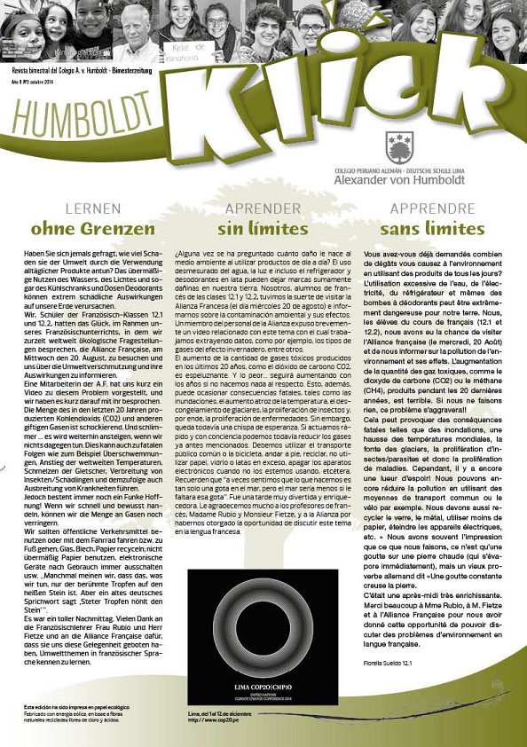 Klick Jahr 8 Nr.3 Oktober 2014