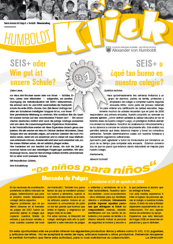 Klick Jahr 2 Nr.2 Juli 2008