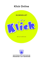 Klick Jahr 16 Nr.1 Juni 2022