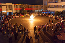 Paseo por el colegio